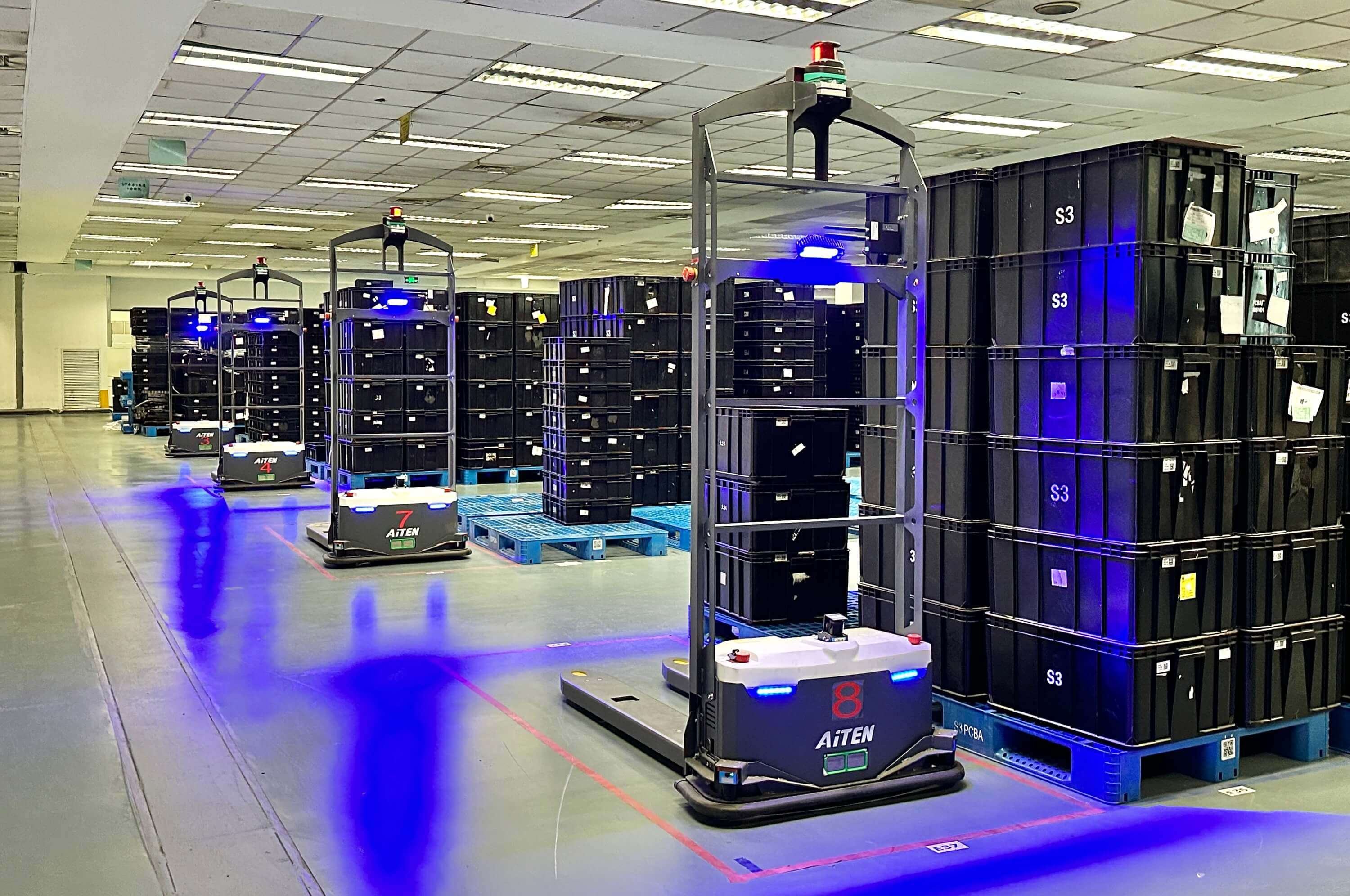 AGV无人叉车在降低仓库运营成本方面的优势